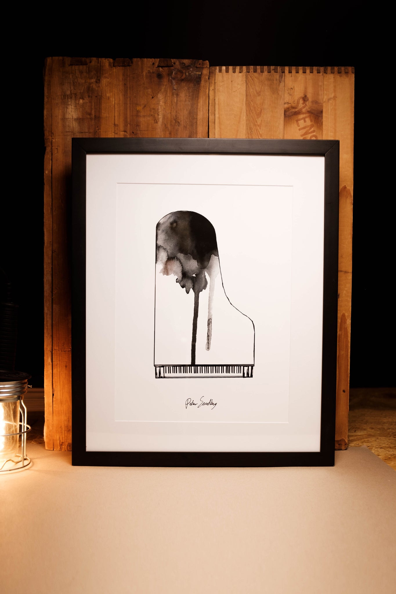 Piano Illustration - Art Print