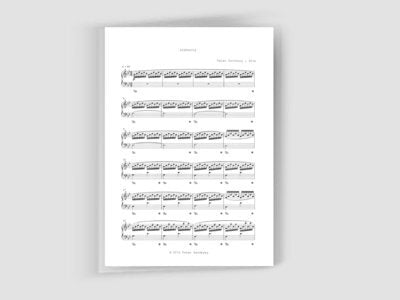 Dismantle [Piano Sheet Music Download]
