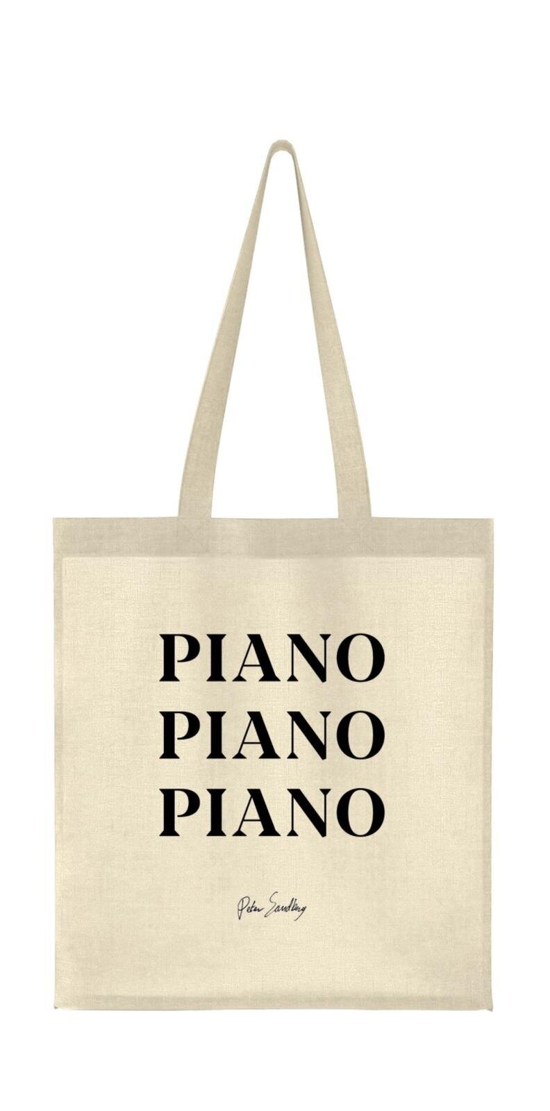 Piano Piano Piano Tote Bag